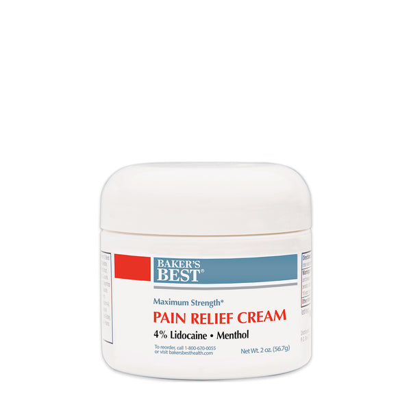 Baker's Best Maximum Strength Lidocaine Pain Relief Cream